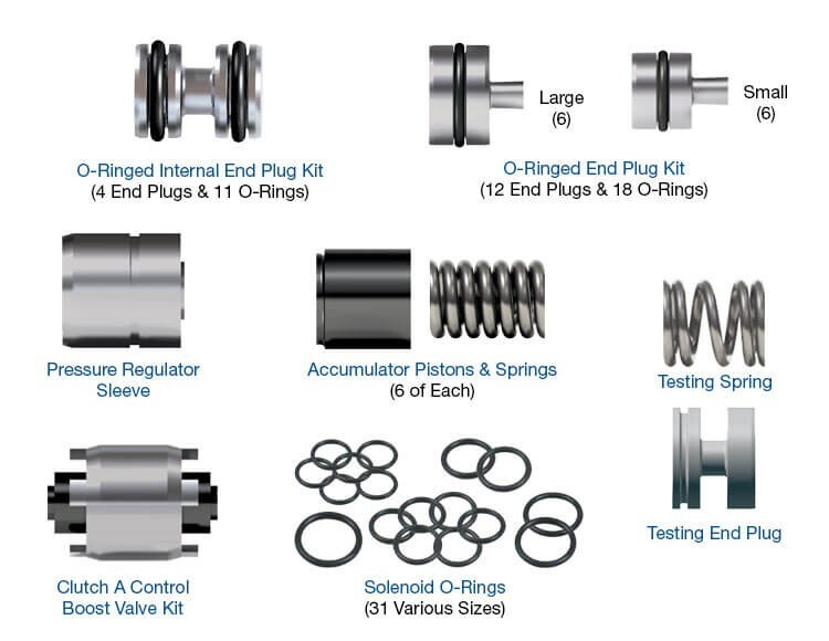Sonnax ZF6-6R60-ZIP Zip Kit Valve Body Rebuild 6R60 6R80 ZF6HP19 ZF6HP26 ZF6HP32