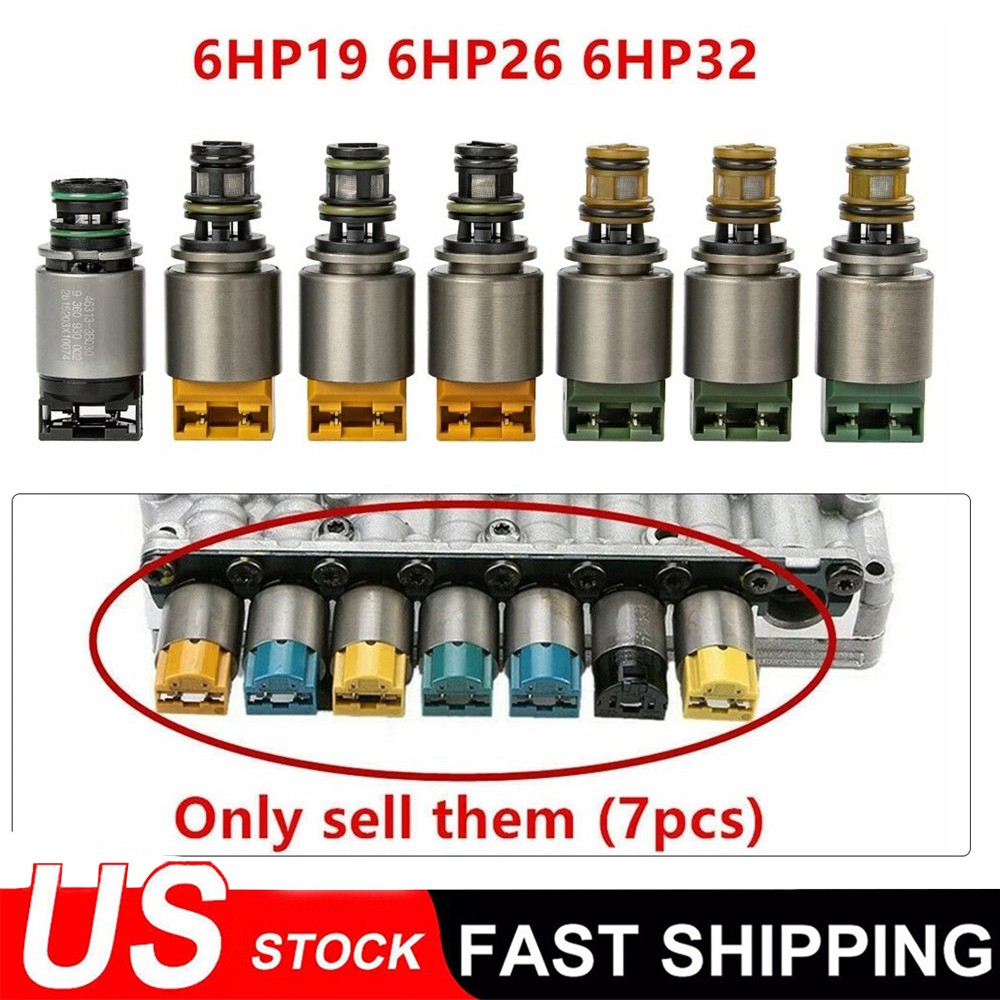 7x 6HP19 6HP26 6HP32 TRANSMISSION SOLENOID KIT FOR BMW X3 X5 AUDI A6 A8 Q7