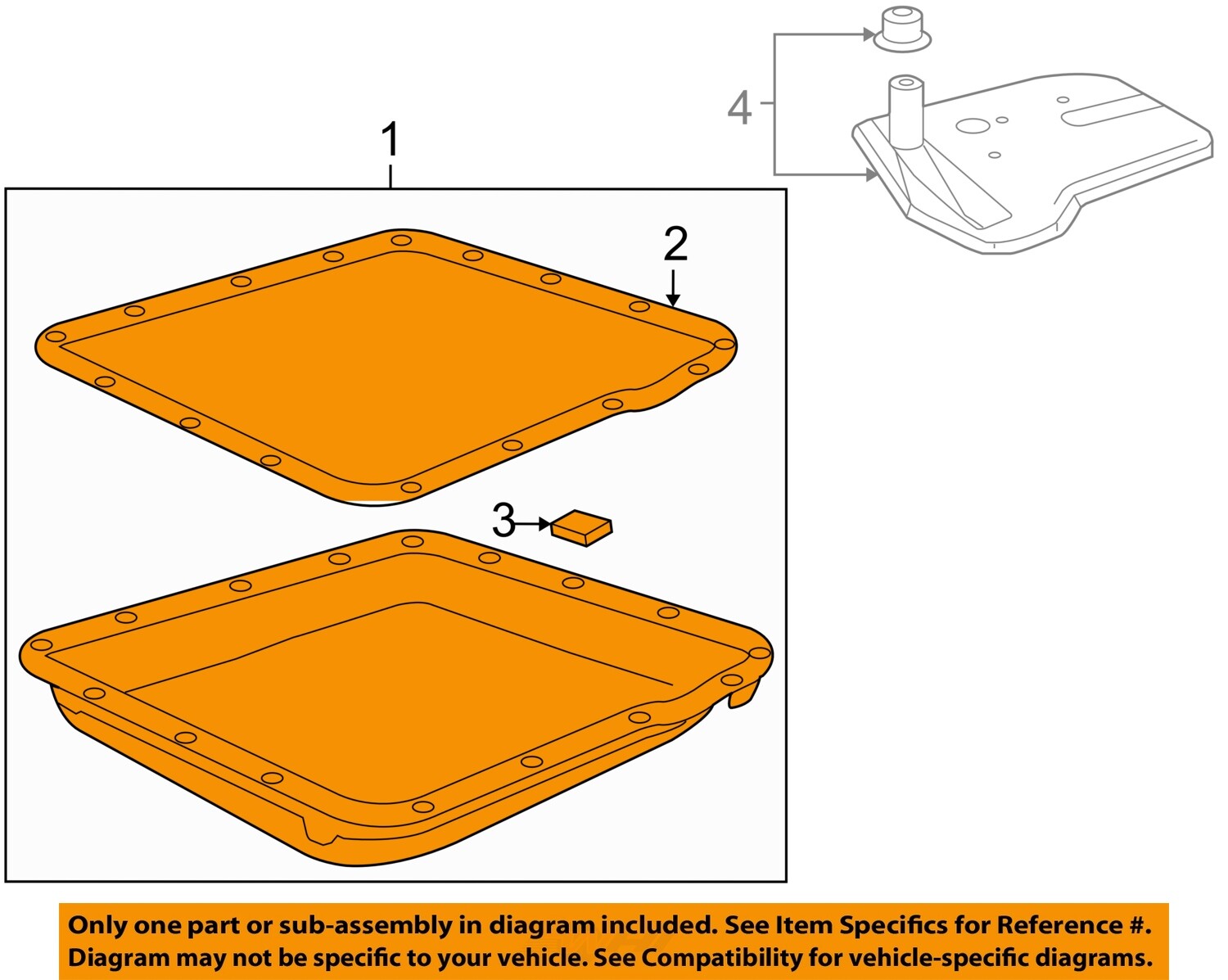 GM OEM-Transmission Tranny Oil Pan 24240207