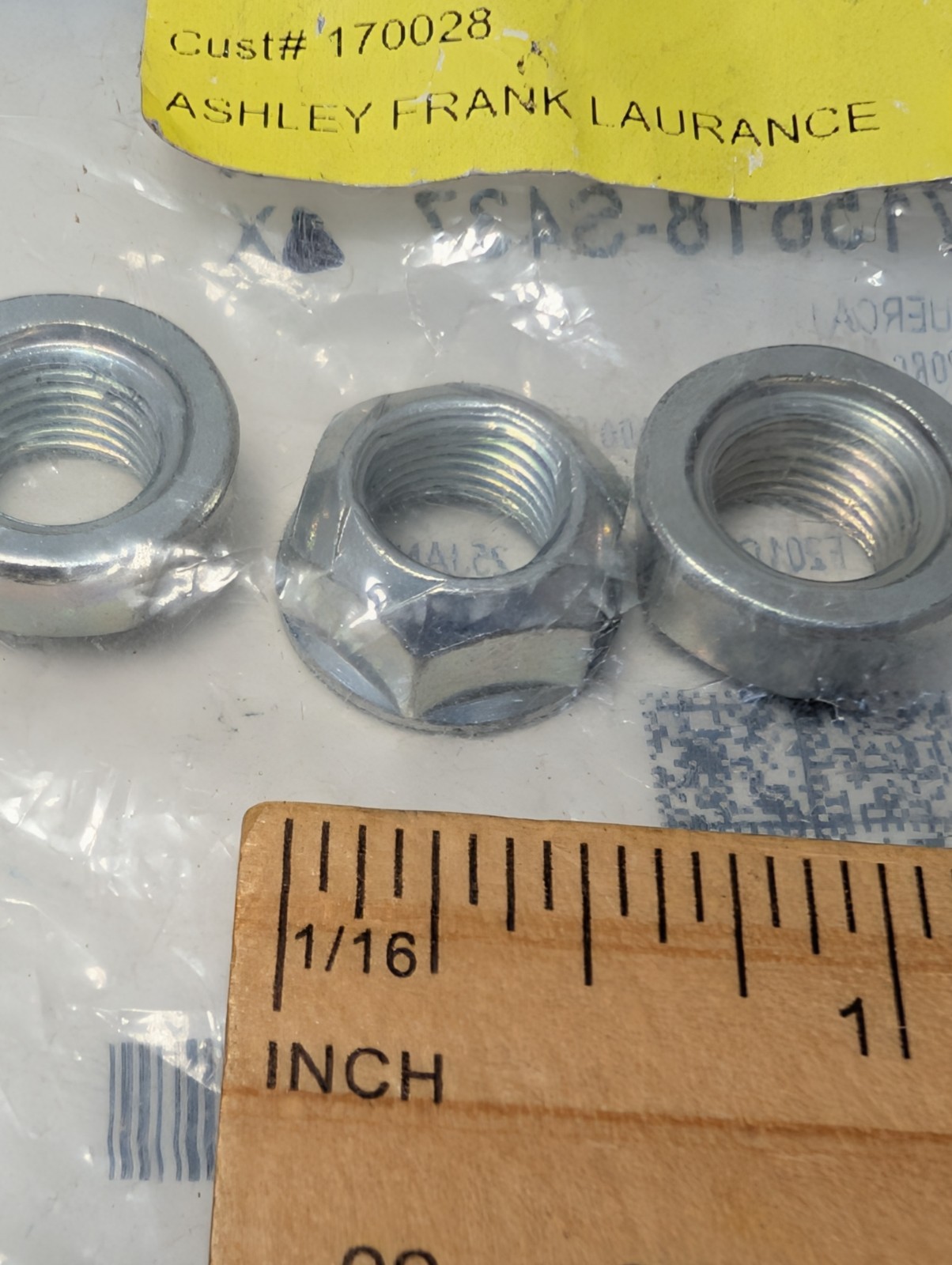 Genuine Ford W715618-S437 NUTS Transmission Torque Converter PKG Of 4