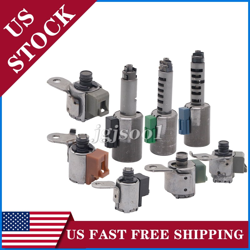 8Pcs Transmission Solenoids Set For AW55-50SN AW55-51SN AF33-5 AW235 RE5F22A