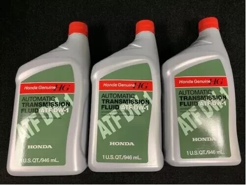 3 Qts OEM ATF DW-1 Automatic Transmission Fluid OEM 08200-9008 FOR HONDA