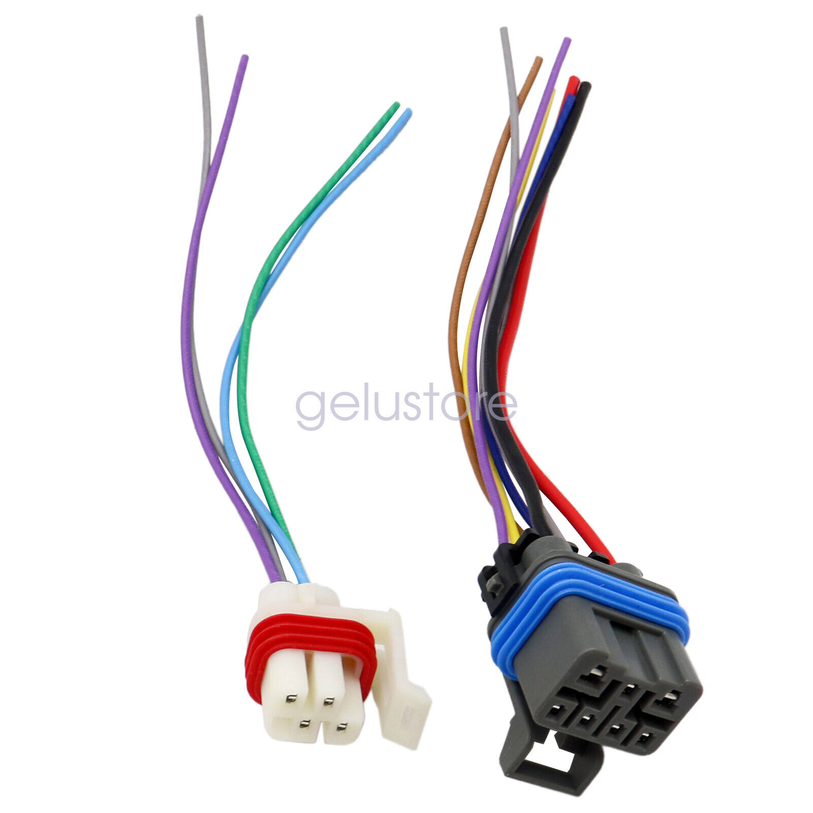 2PCS Neutral Safety Switch Connector 7PIN & 4PIN For GMC Chevy 4L60E 4L80E 4L65E