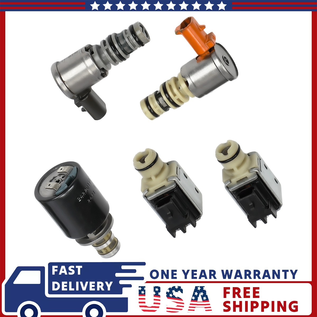 4L60E 4L65E Transmission Master Solenoid Kit For GMC Chevy EPC Shift TCC 3-2 PWM