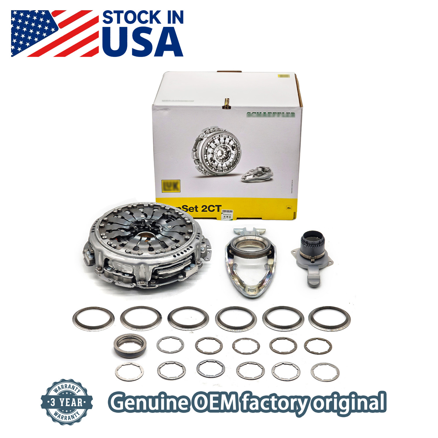 LUK 0AM198142AA DSG Dual Clutch Kit For VW Golf Jetta Beetle Audi A3 Q2 1.2 1.4T