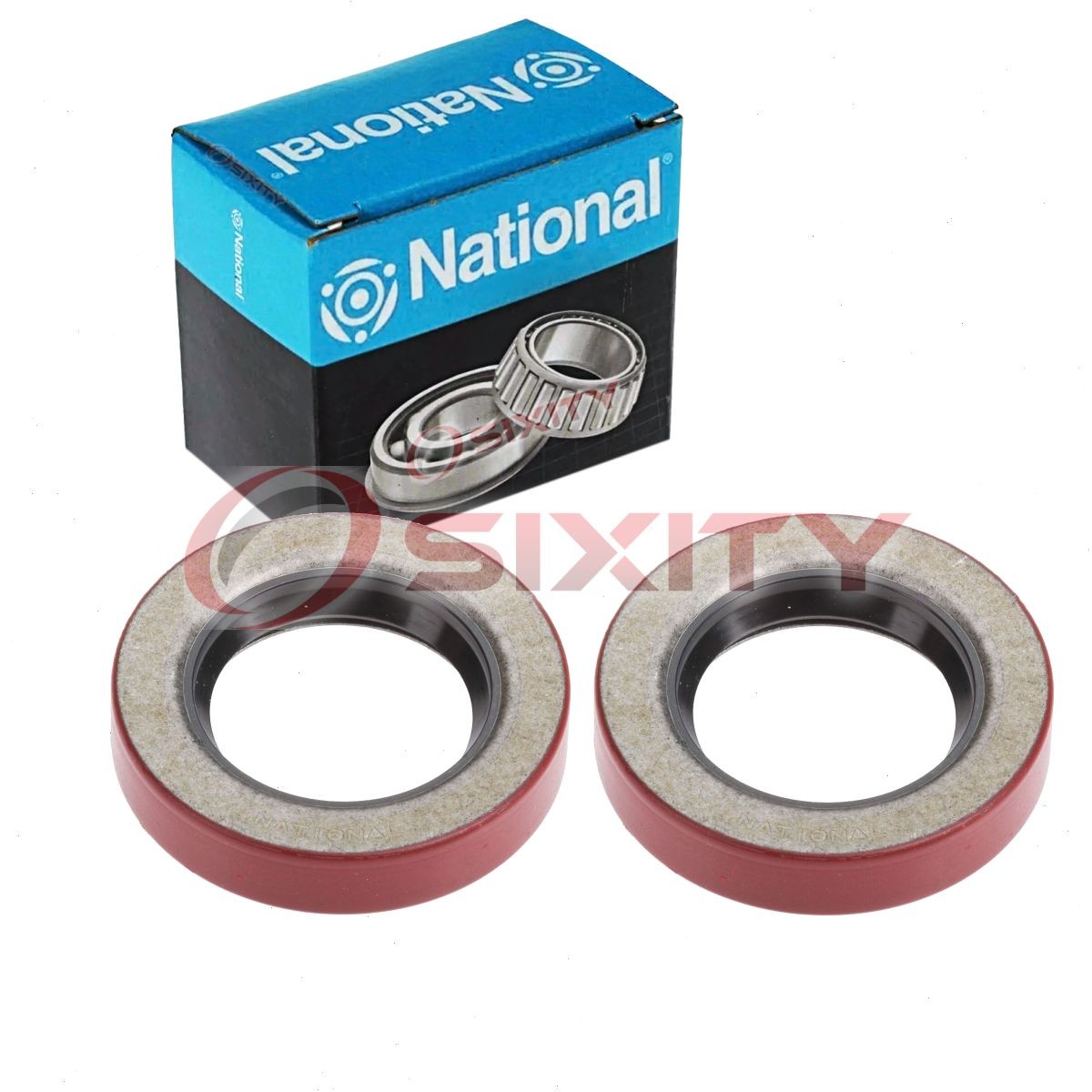 2 pc National Rear Wheel Seals for 1967-1968 GMC C15 C1500 Pickup Driveline tb