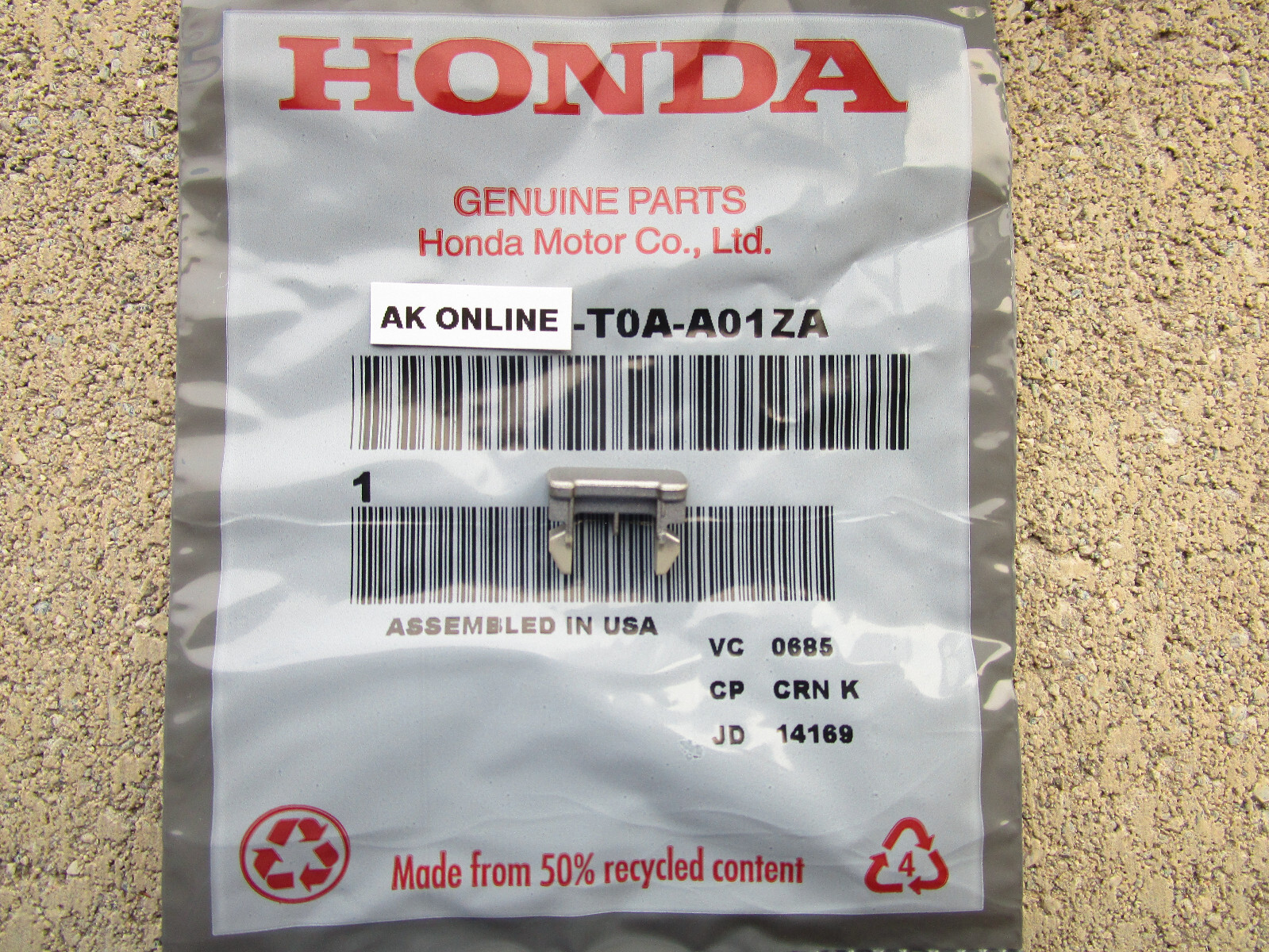 13 – 14 HONDA CR-V A/T SHIFTER LOCK RELEASE BUTTON COVER OEM NEW SILVER