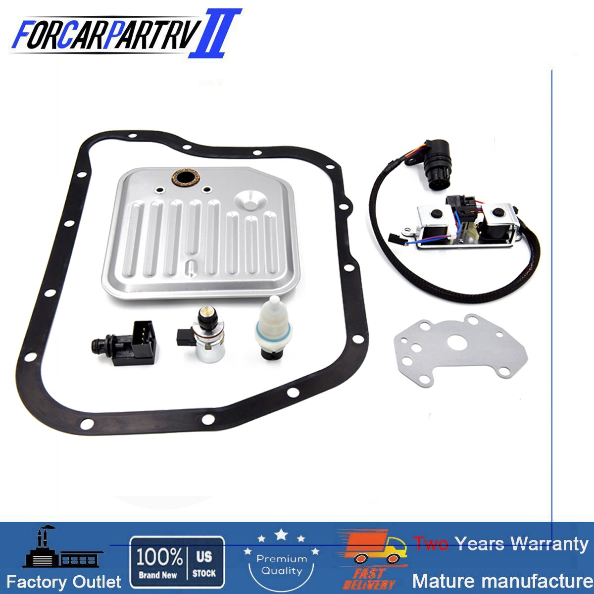 Transmission Filter Kit Solenoid Sensor For 2000-Up Dodge RAM 48RE 4617210