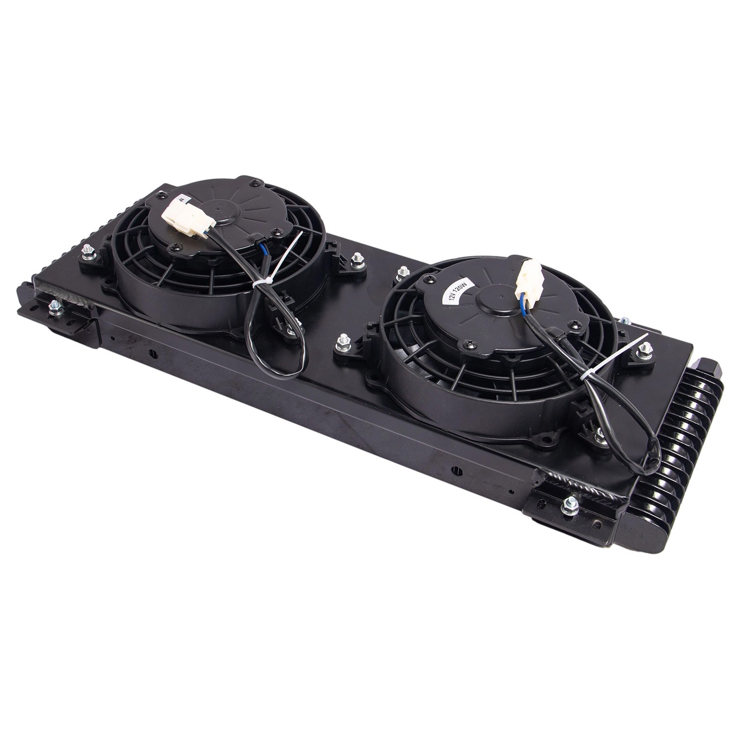 LPD47391 Aluminum Transmission Oil Cooler & Shroud Fans For GVW Max 40,000 40K