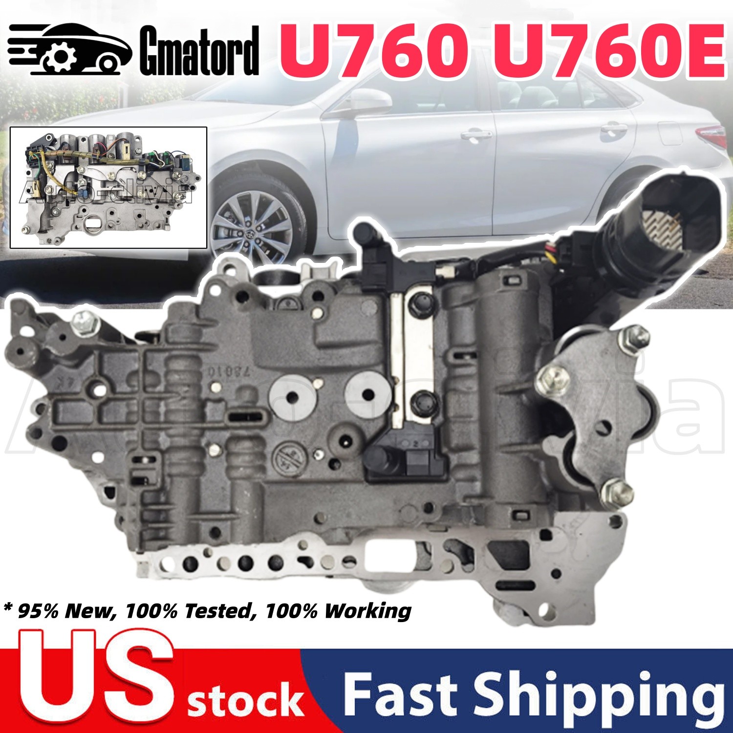 Transmission Valve Body U760E U760 For Toyota Camey RAV4 Highlander Venza 08-23