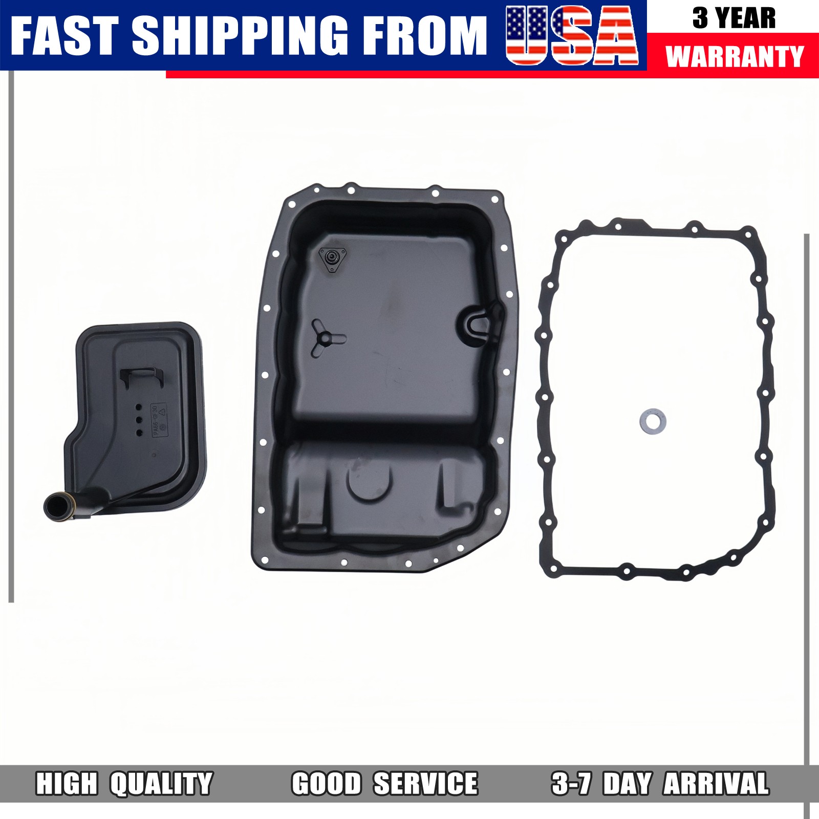 New Transmission Oil Pan W/Gasket ＆Filter fit 2009-2018 Chevrolet Silverado 1500