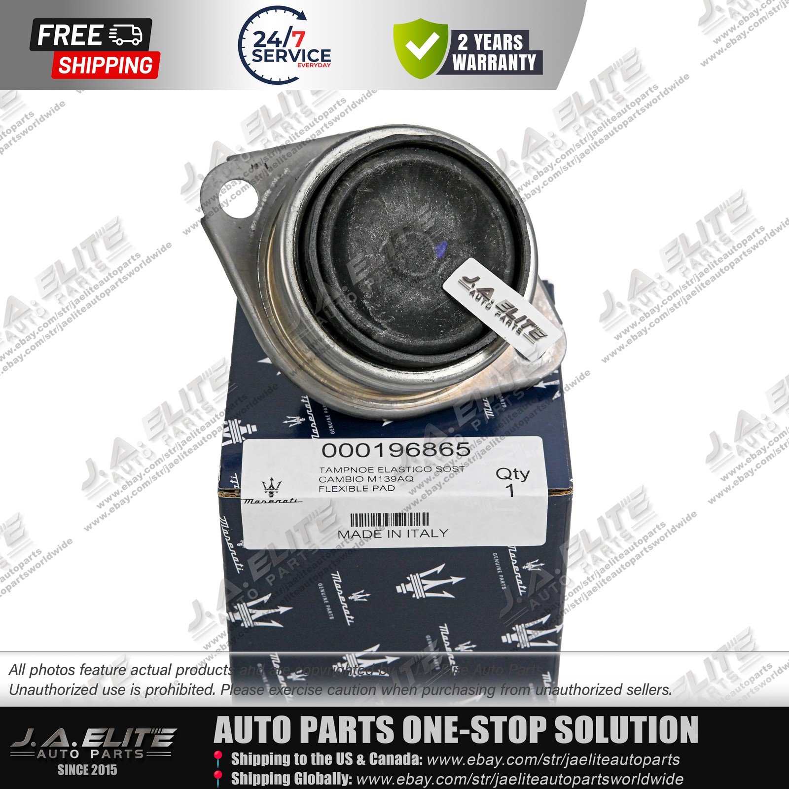 2pcs Genuine Gearbox Transmission Mounts fit Maserati Quattroporte GT GC 196865