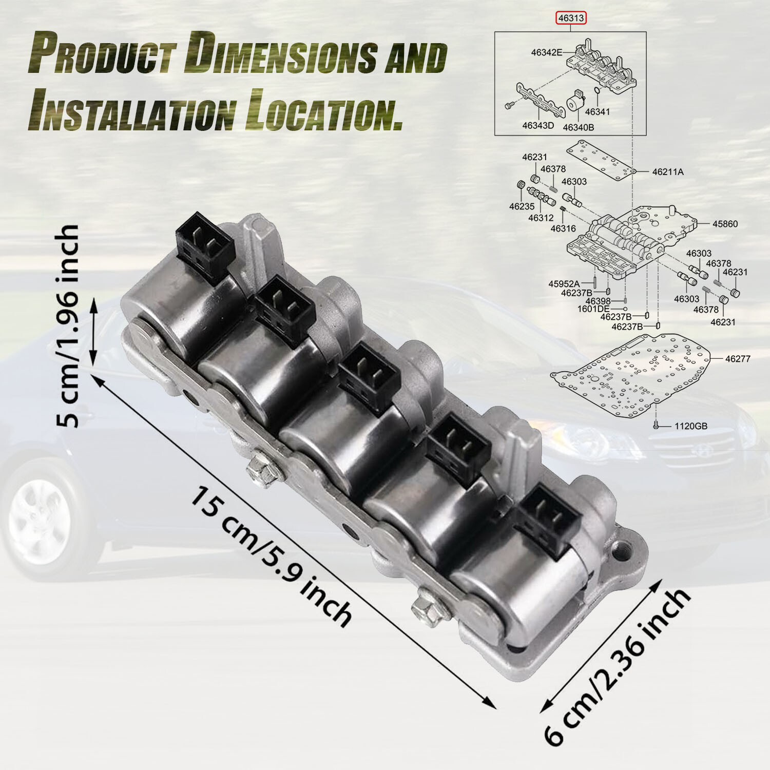 Automatic Transmission Solenoid For Hyundai Kia 2006 2007 2008 2009 2010 2.0L
