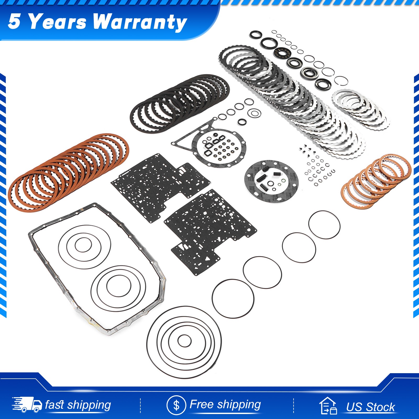6R80 Transmission Master Rebuild Kit Clutch Plate For Ford F-150 Mustang Lincoln
