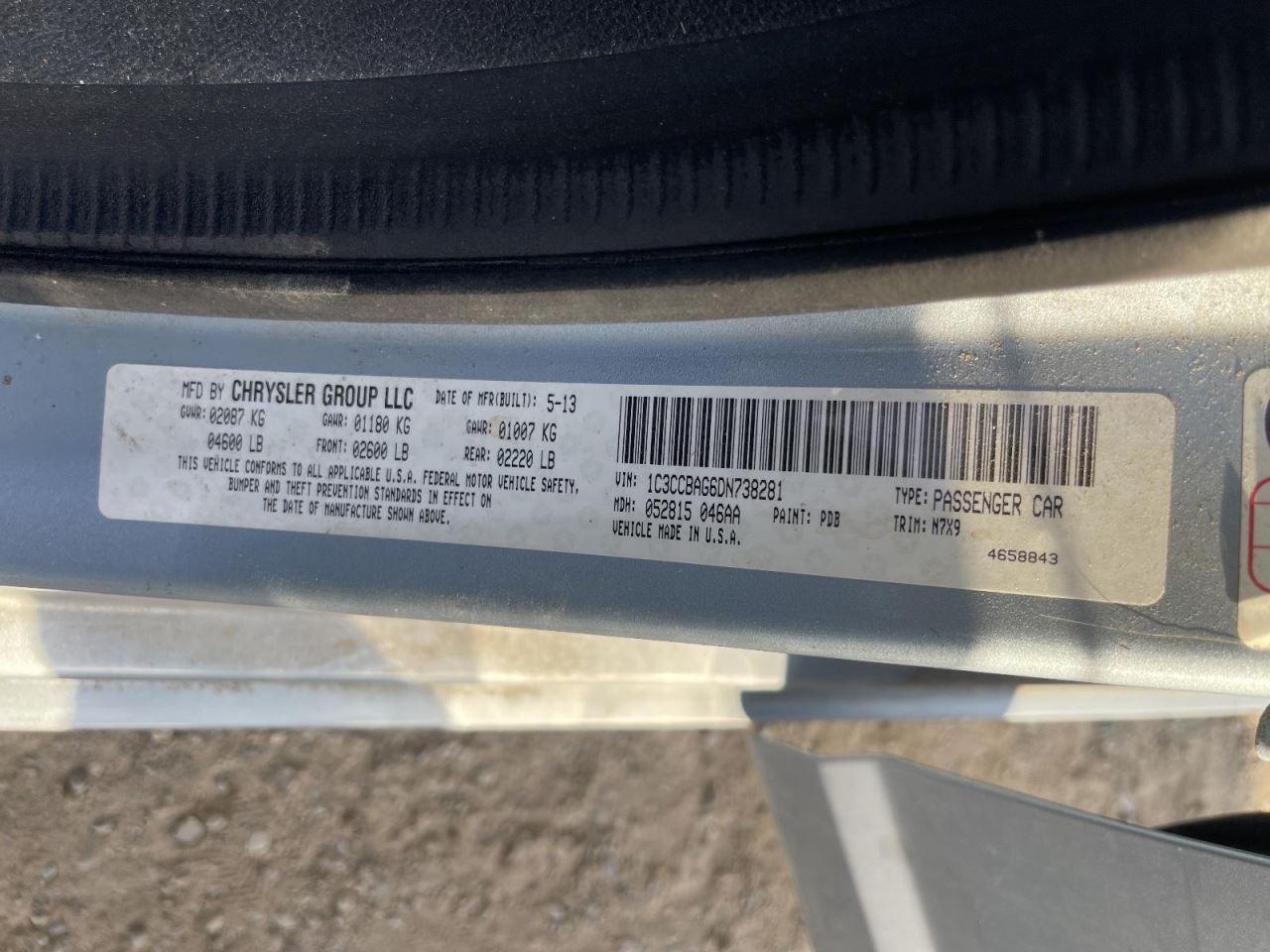 Automatic Transmission 2011-2014 Chrysler 200 162k fits 3.6L V6 1040893
