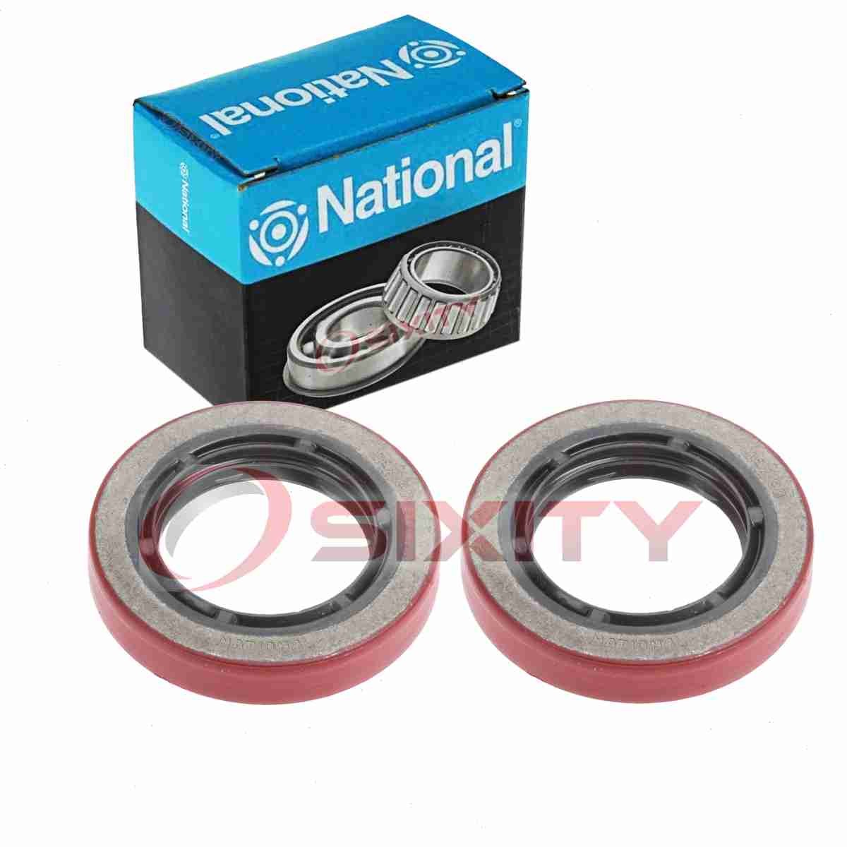 2 pc National Rear Wheel Seals for 1995-1998 Dodge B2500 Driveline Axles ix