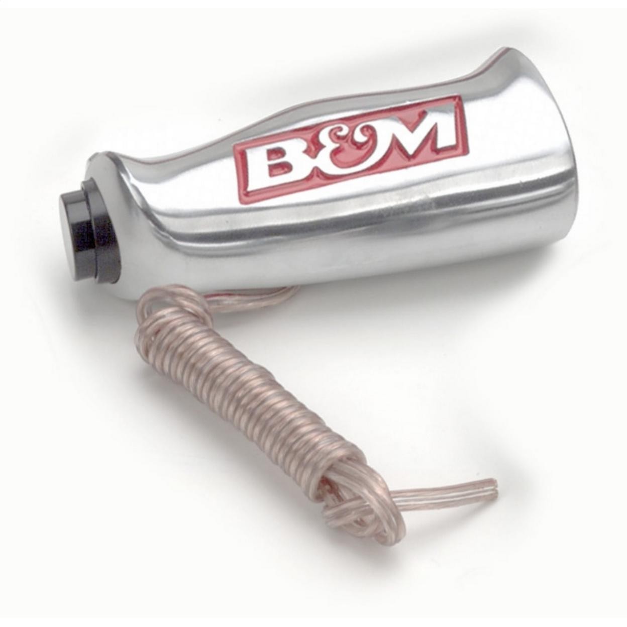 B&M 80658 B&M Universal T-Handle – Brushed with 12V Switch