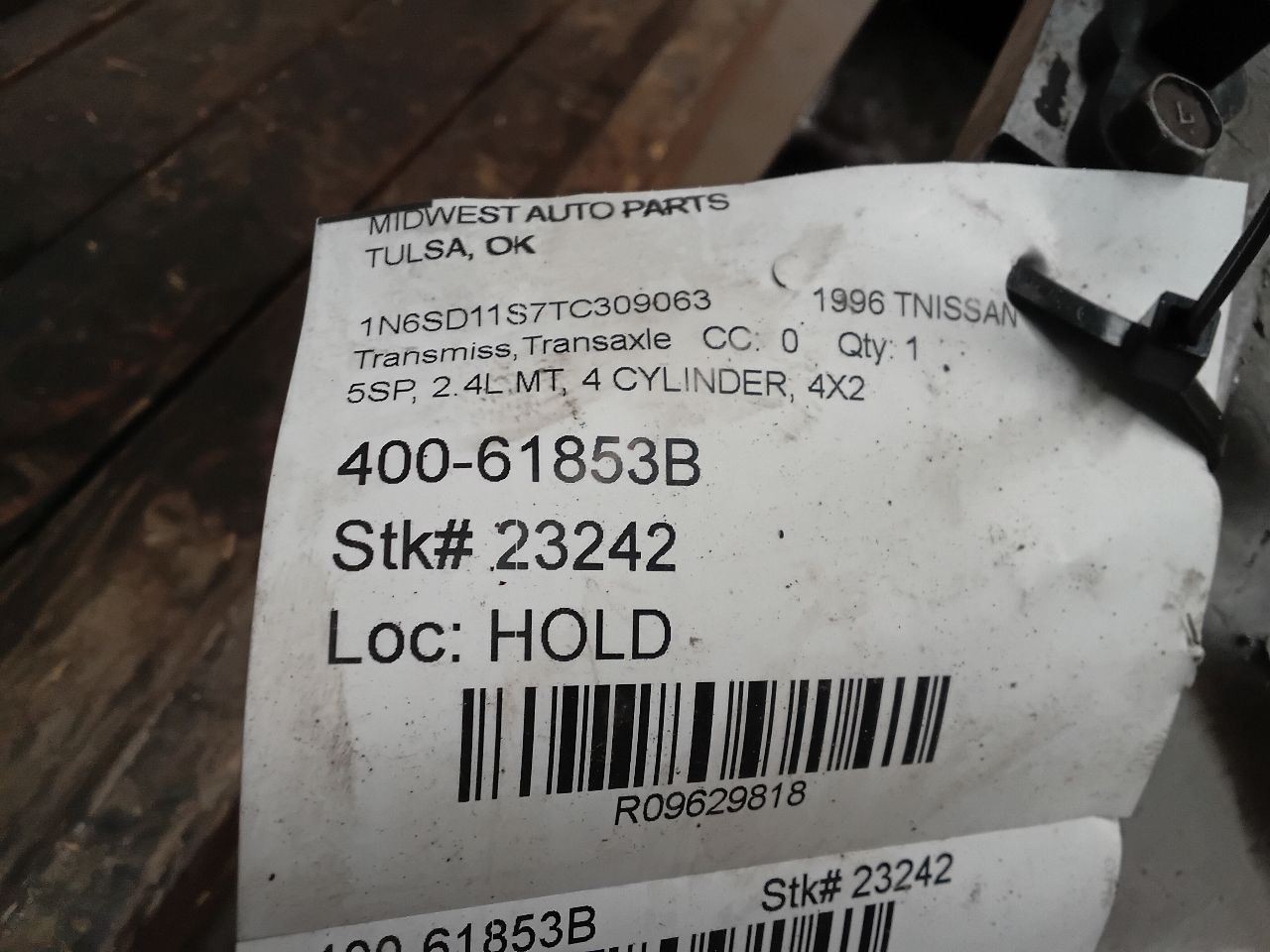 Manual Transmission 4 Cylinder 2WD Fits 96-97 NISSAN PICKUP 9629818