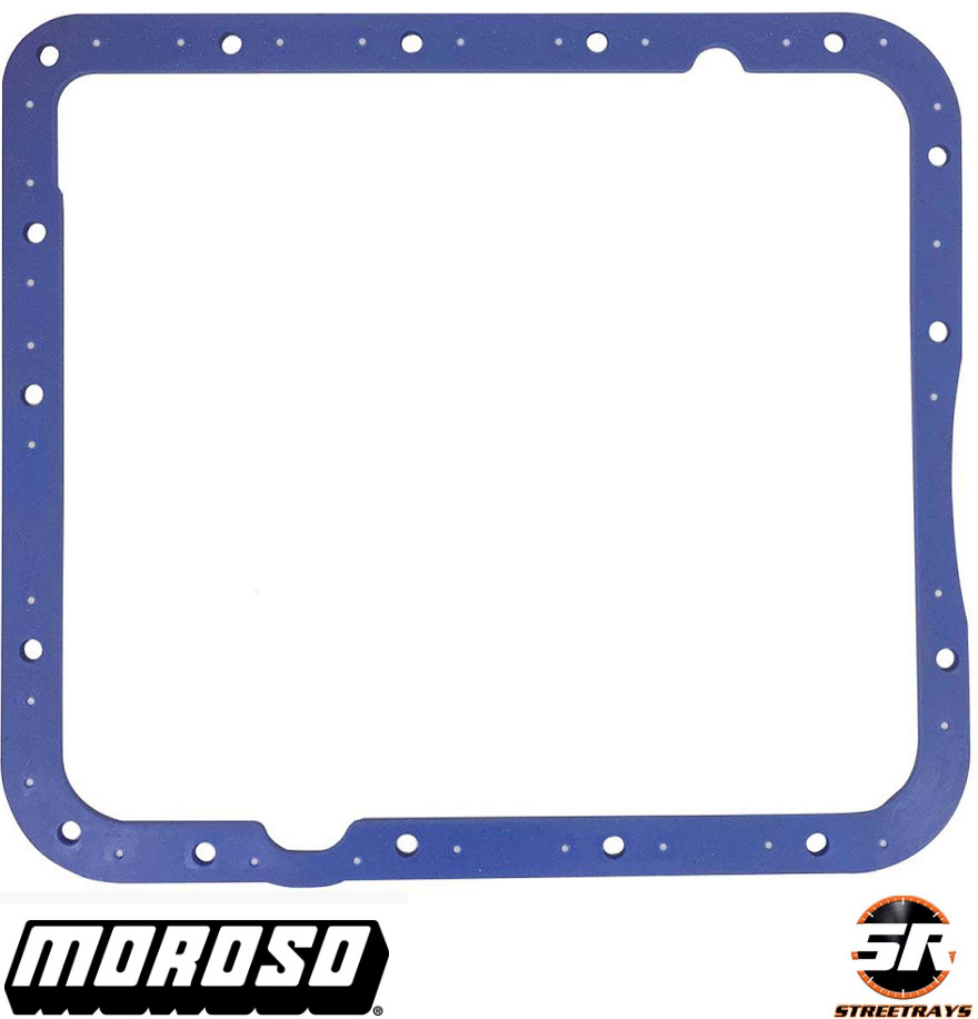 Moroso Trans Pan Gasket 93104 / Perm-Align Steel/Rubber for GM 700R4/4L60E/4L65E