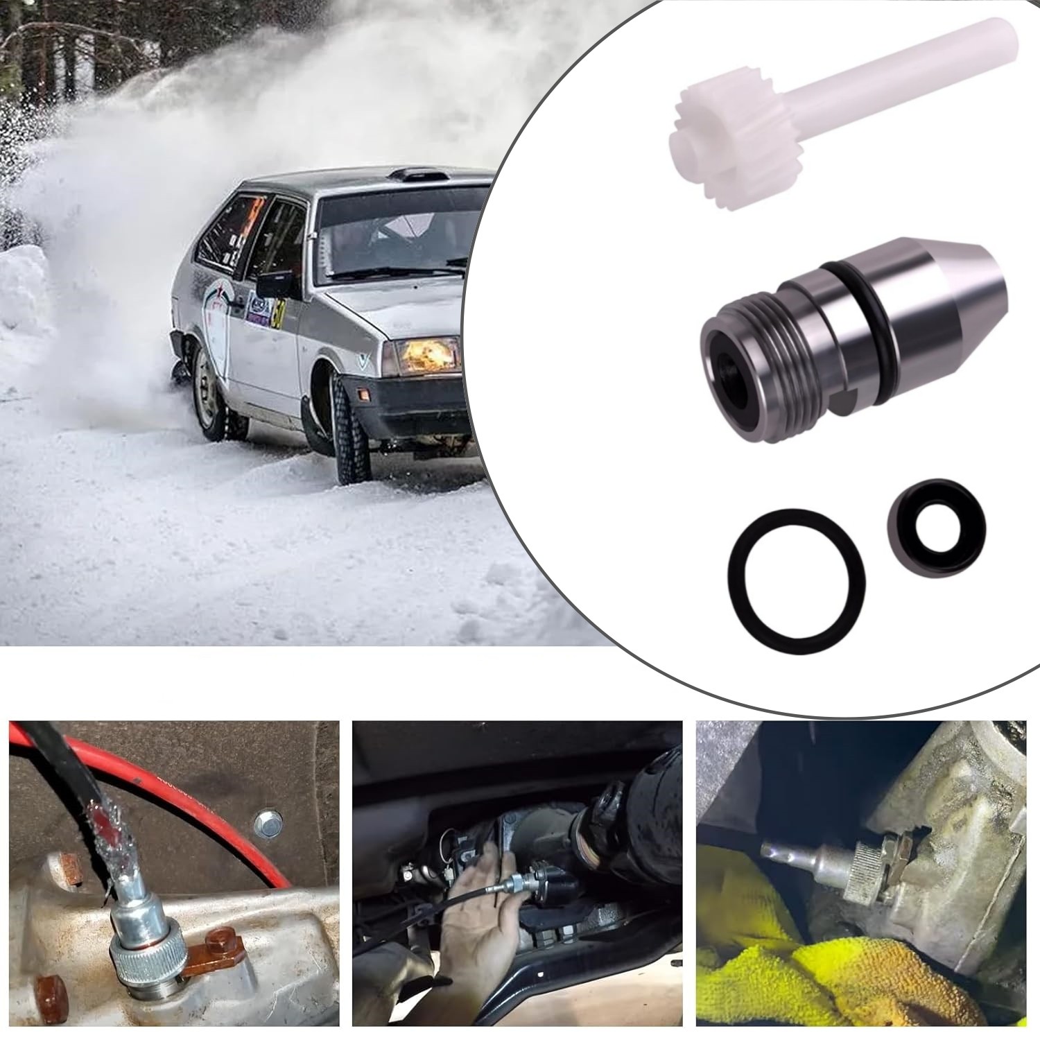 19Teeth Speedometer Driven Gear&Bullet Kit For Gm Powerglide TH350 Transmission