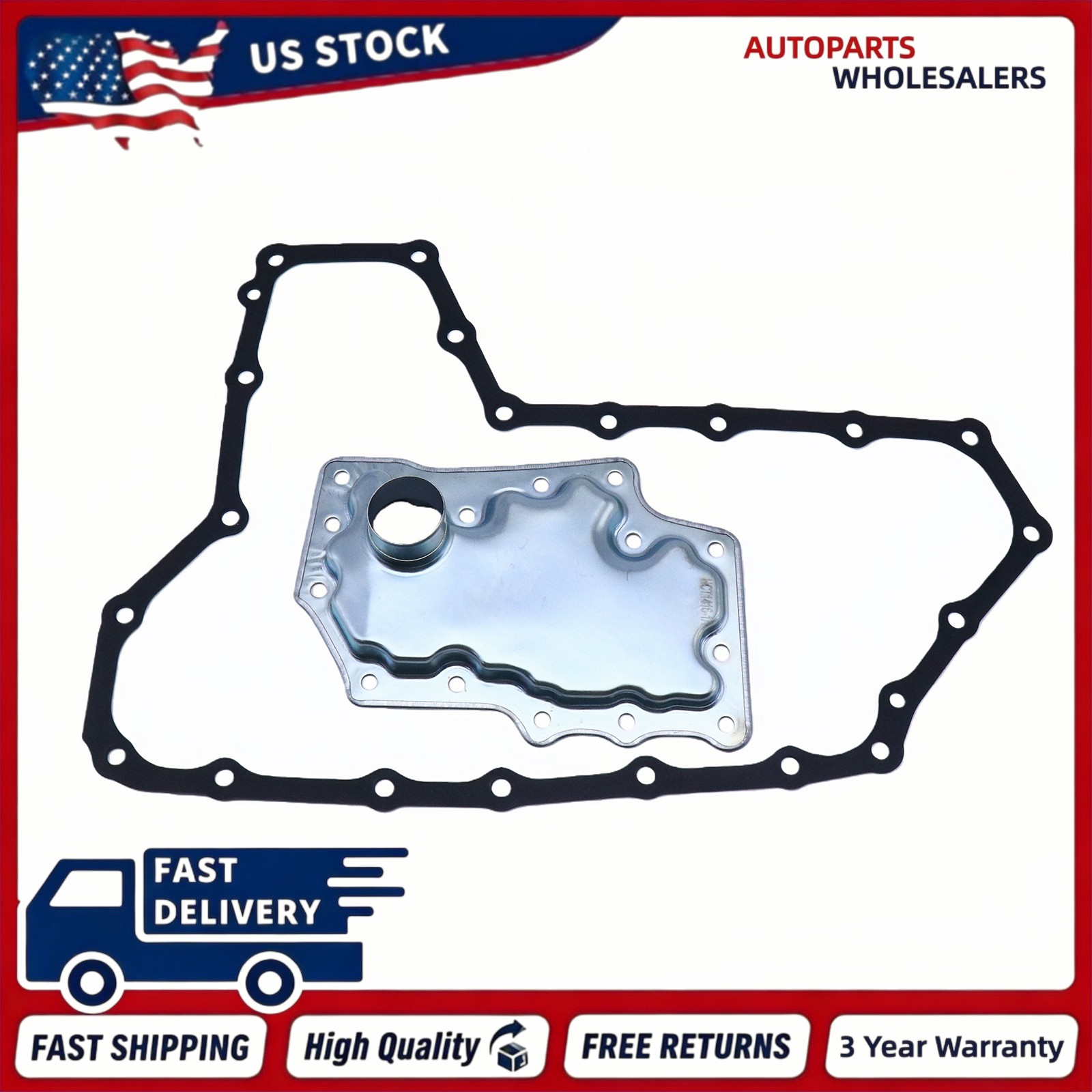 CVT Trans Filter & Gasket Fits Nissan Murano 03-16 Quest 3.5L F09-G28-403 2x