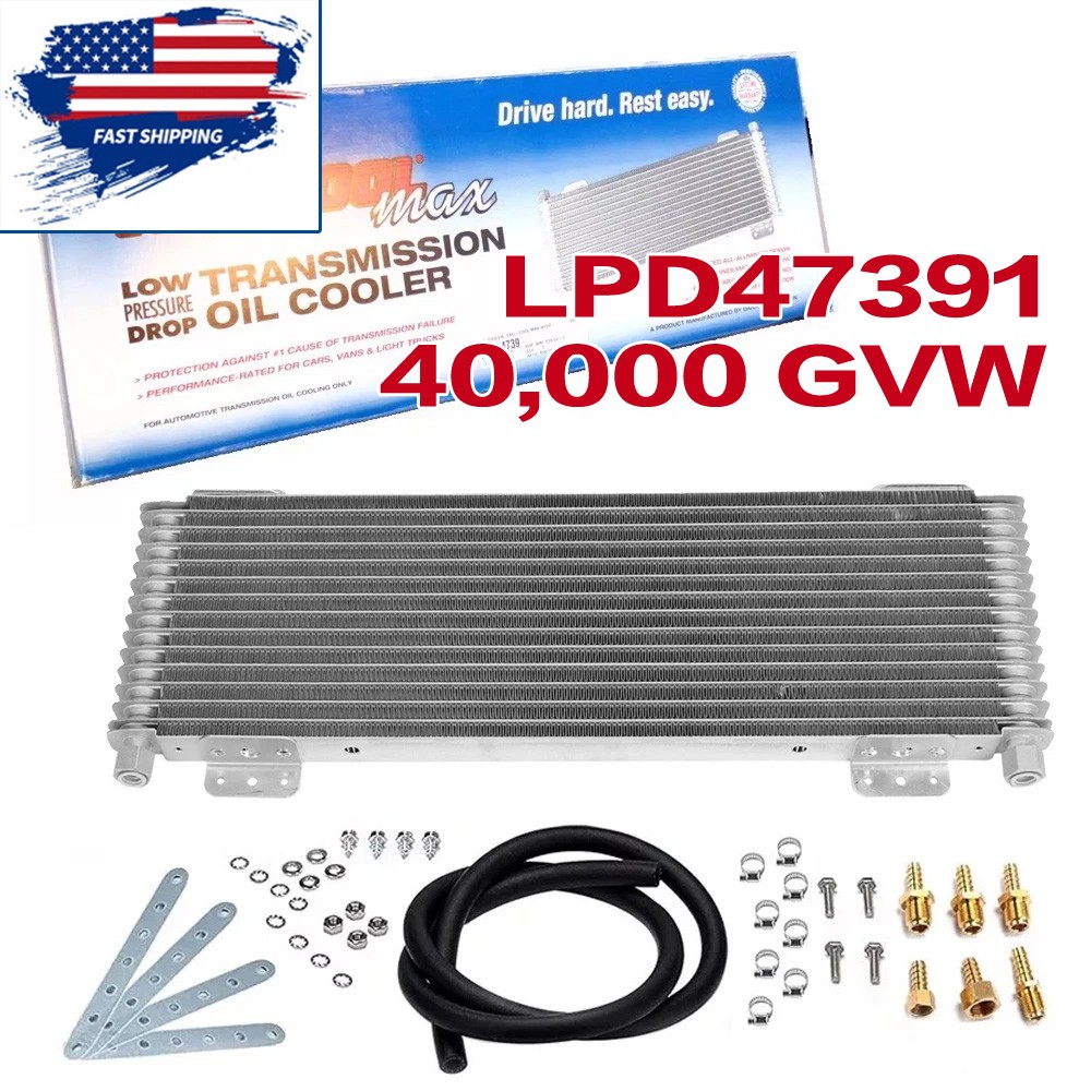 TruCool Heavy Duty Transmission Oil Cooler Kit 40000 GVW LPD47391 /*
