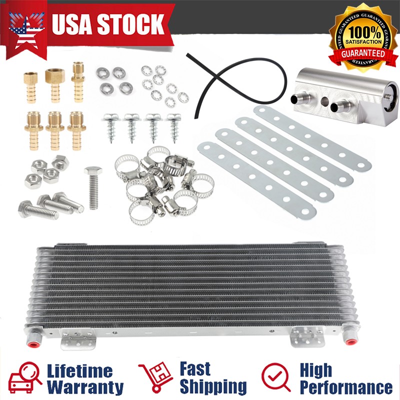 Transmission Oil Cooler & Thermal Bypass Valve Kit For Chevrolet GMC LPD47391