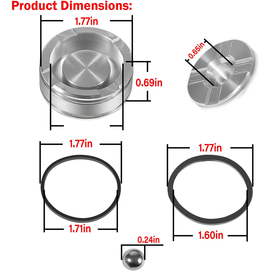 FOR GM 4L60E 4L65E 4L70E Pinless Forward Accumulator Piston Sonnax FWD 1-2,3-4