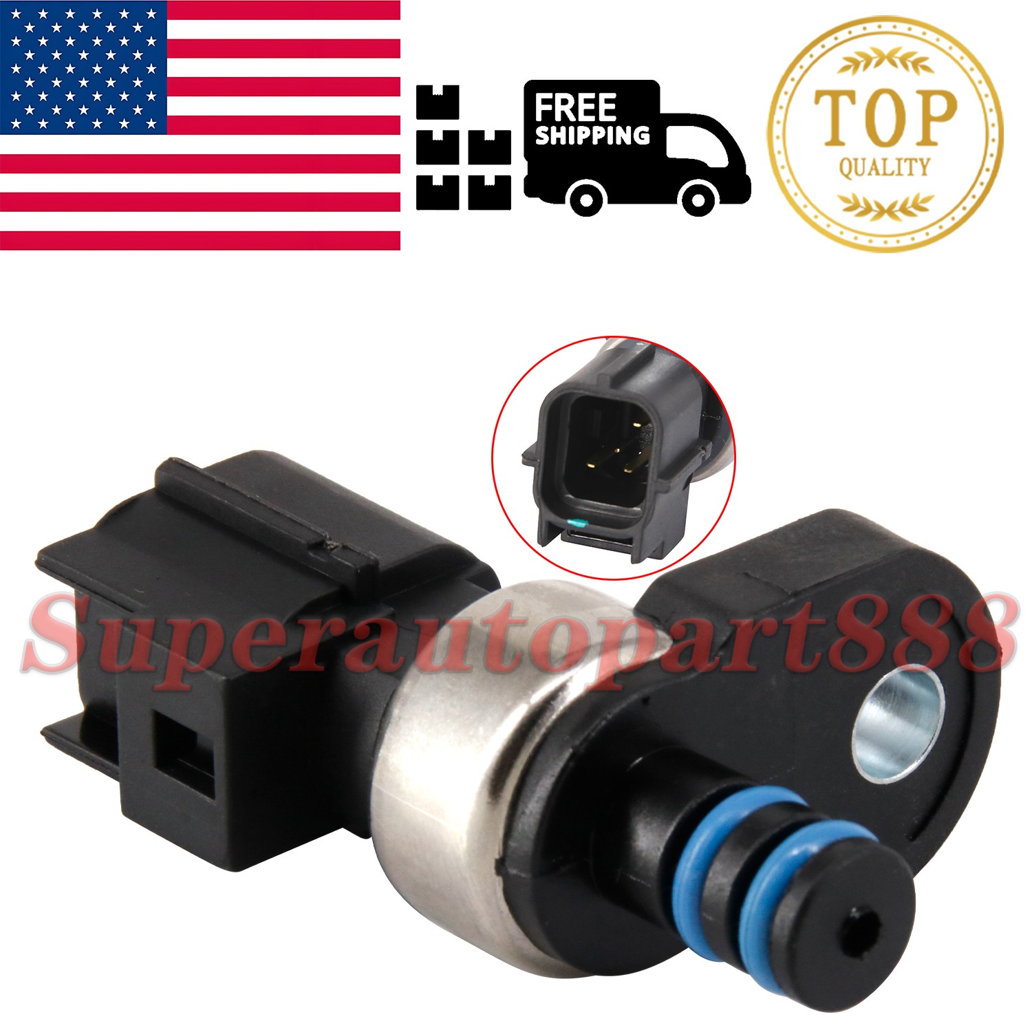 4799758AD Transmission Pressure Sensor Transducer For Dodge Ram Jeep Chrysler US