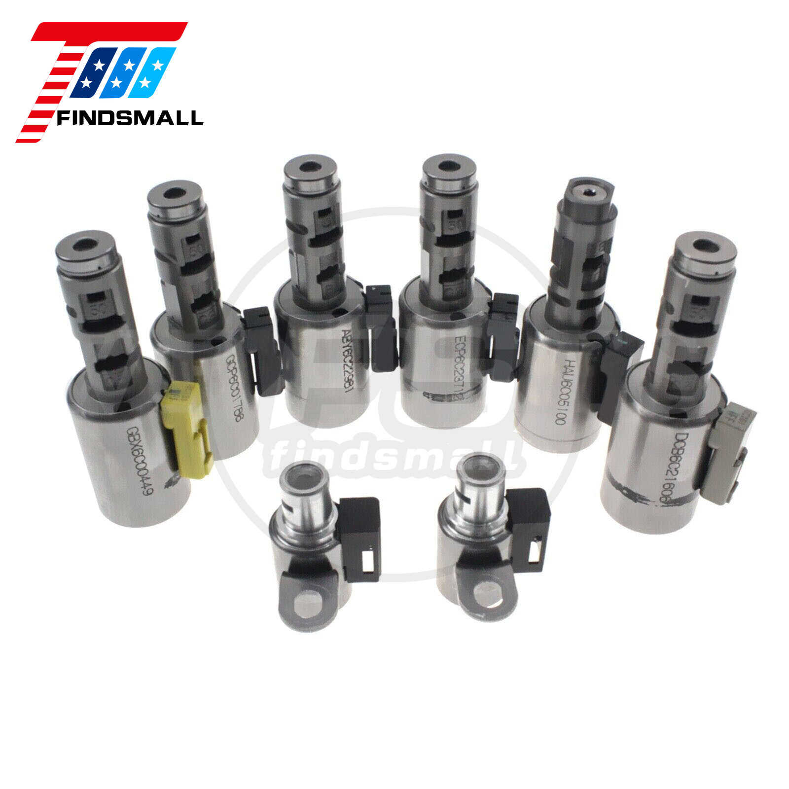 8X 6-speed Transmission Solenoids For 2003-2011 Mini 09G TF-60SN For 09G325039A