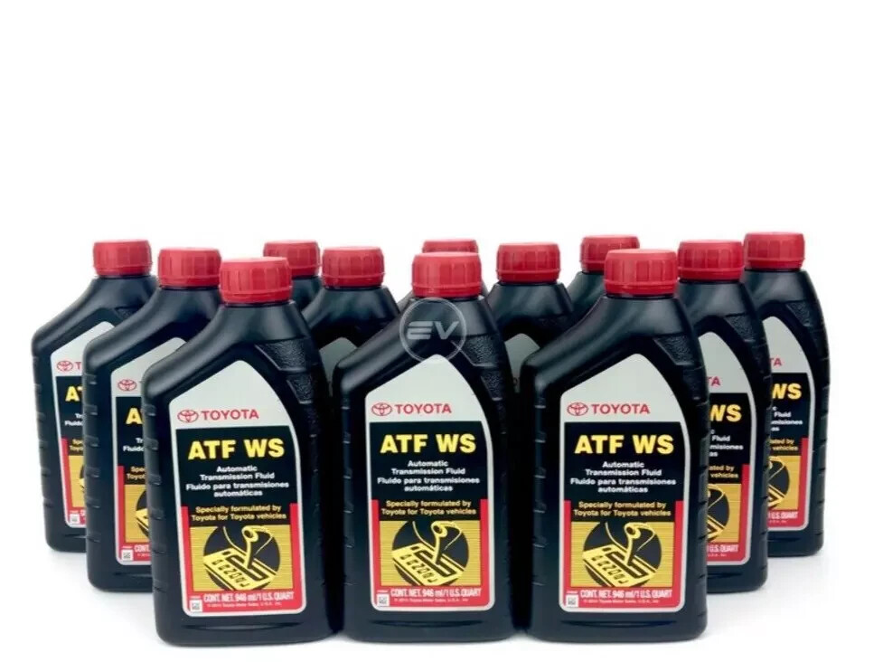 Toyota Lexus Sion ATF WS Transmission Fluid 00289-ATFWS OEM Case of 12 Quarts