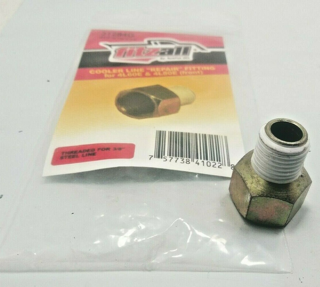 . 4L60E 4L80E Cooler Line Fitting delete quick connect fitting eliminator 31284G