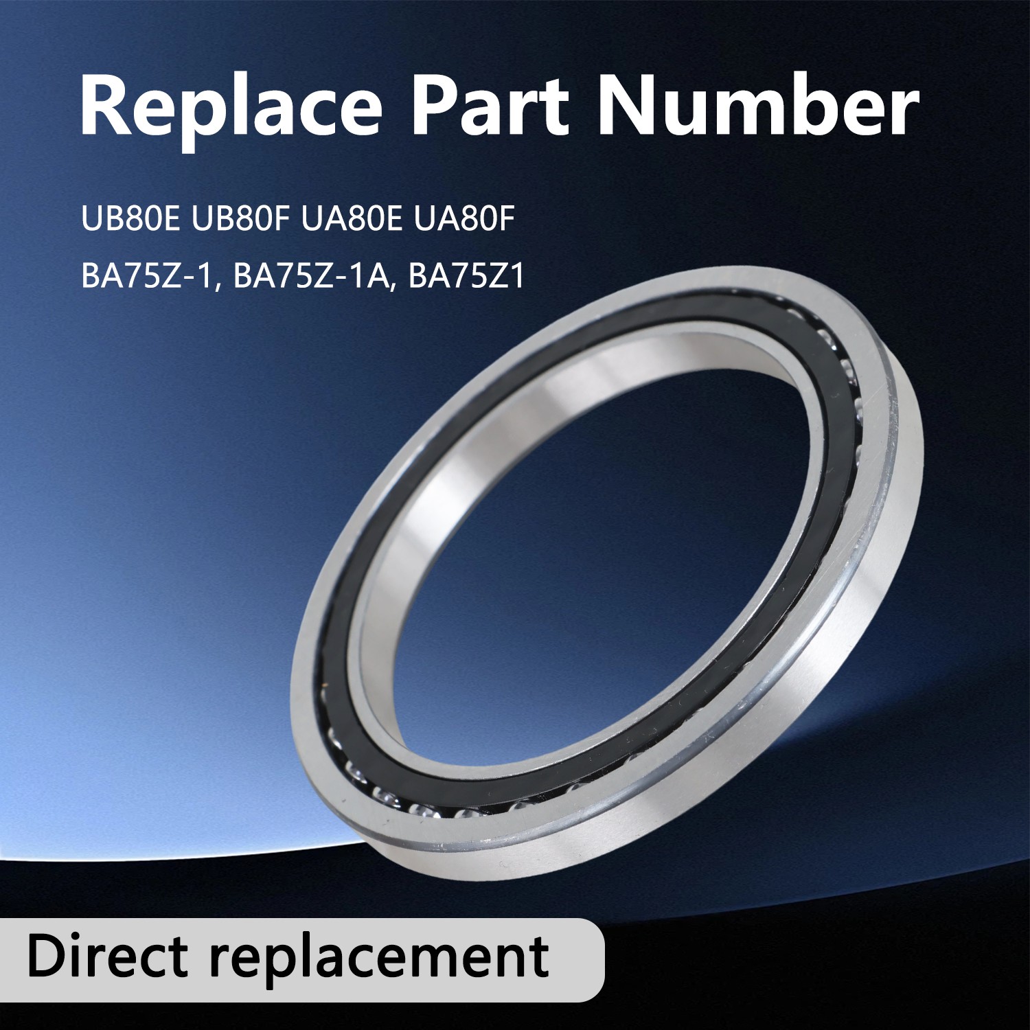 1x UA80E UA80F Angular Gearbox Ball Bearing Fit for Toyota L4 2.5L