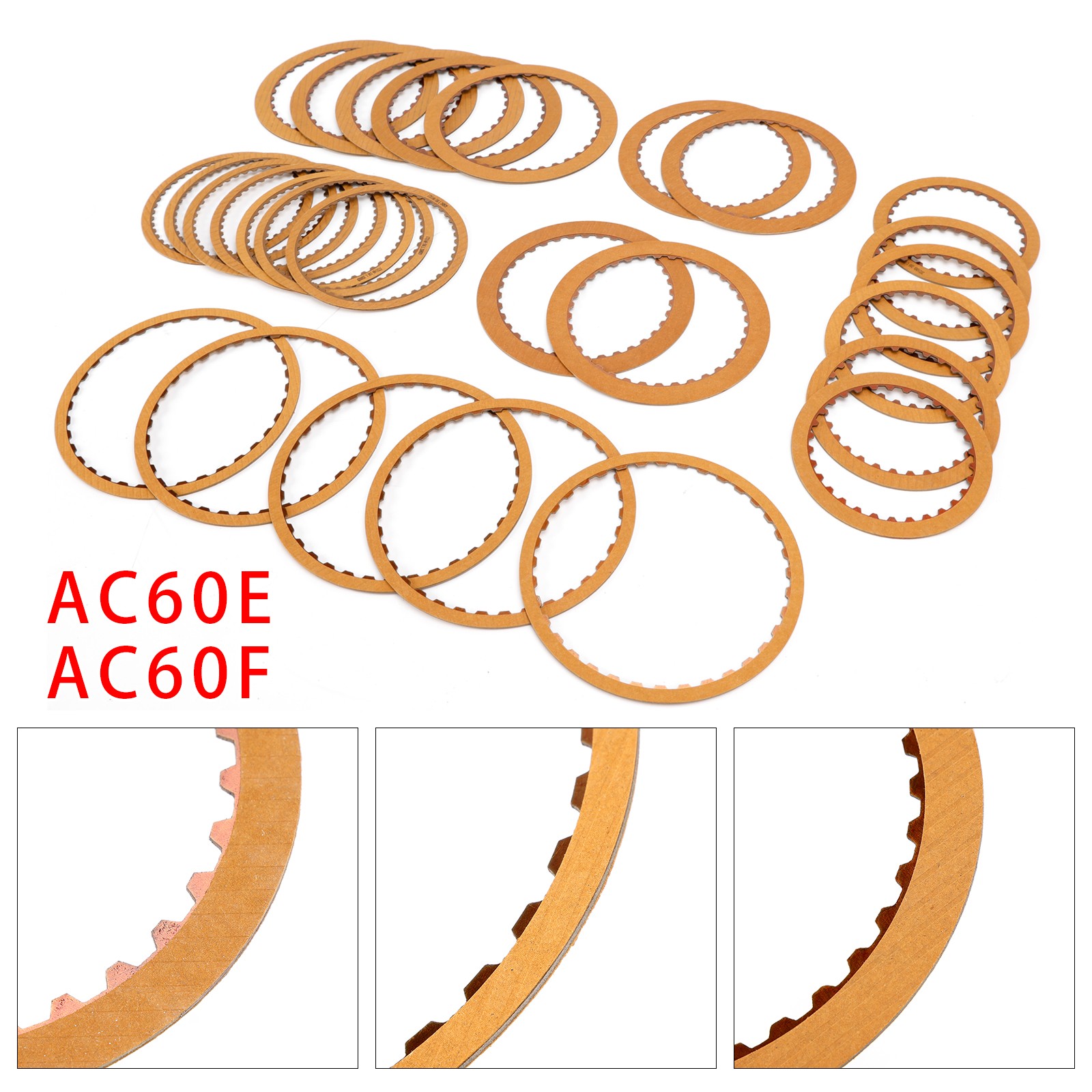 AC60F AC60E Transmission Friction Kit Clutch Plates Fits Toyota Prado 2.7L 3.5L