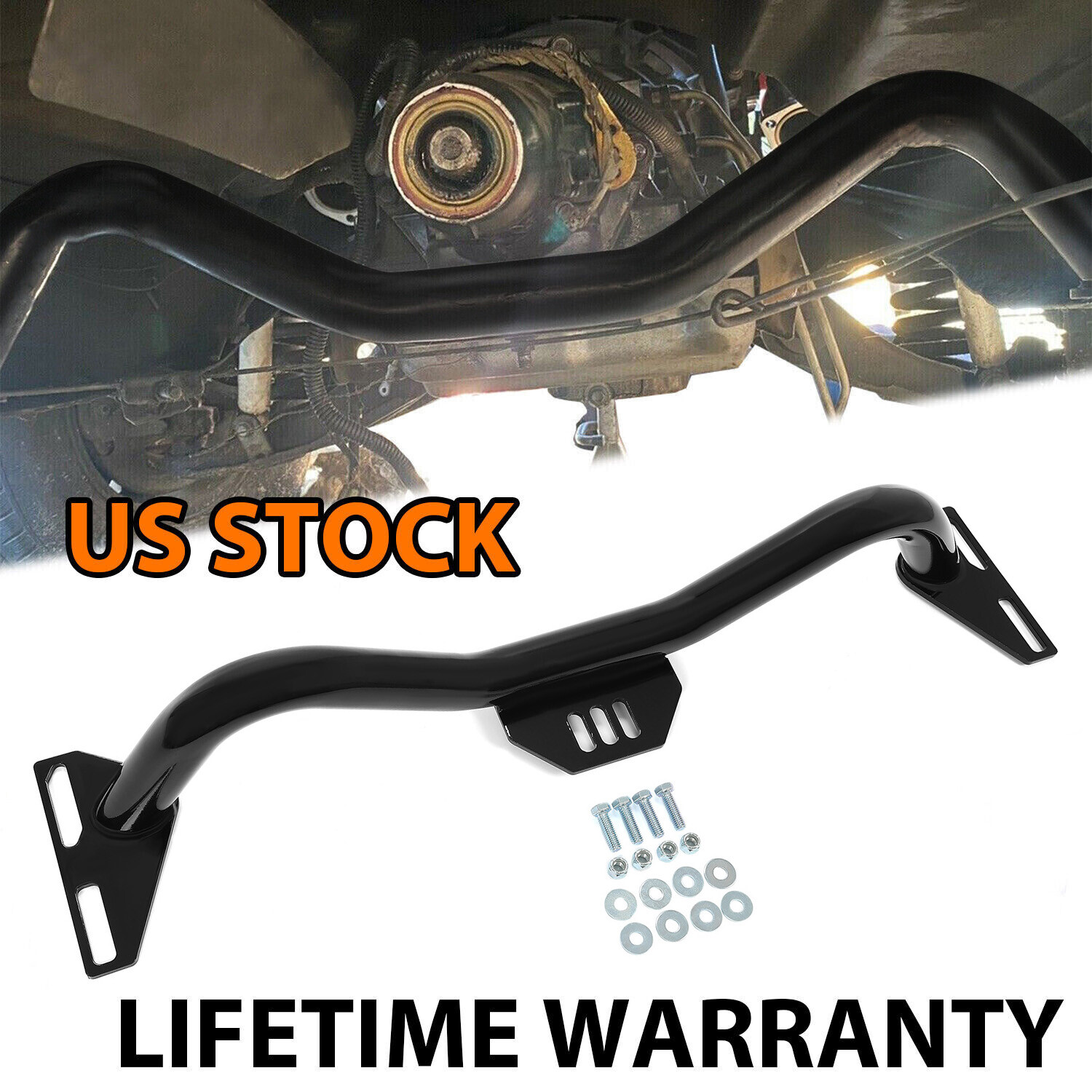 Adjustable Transmission Crossmember Steel For 63-87 Chevy/GMC C10 C20 2WD Trucks