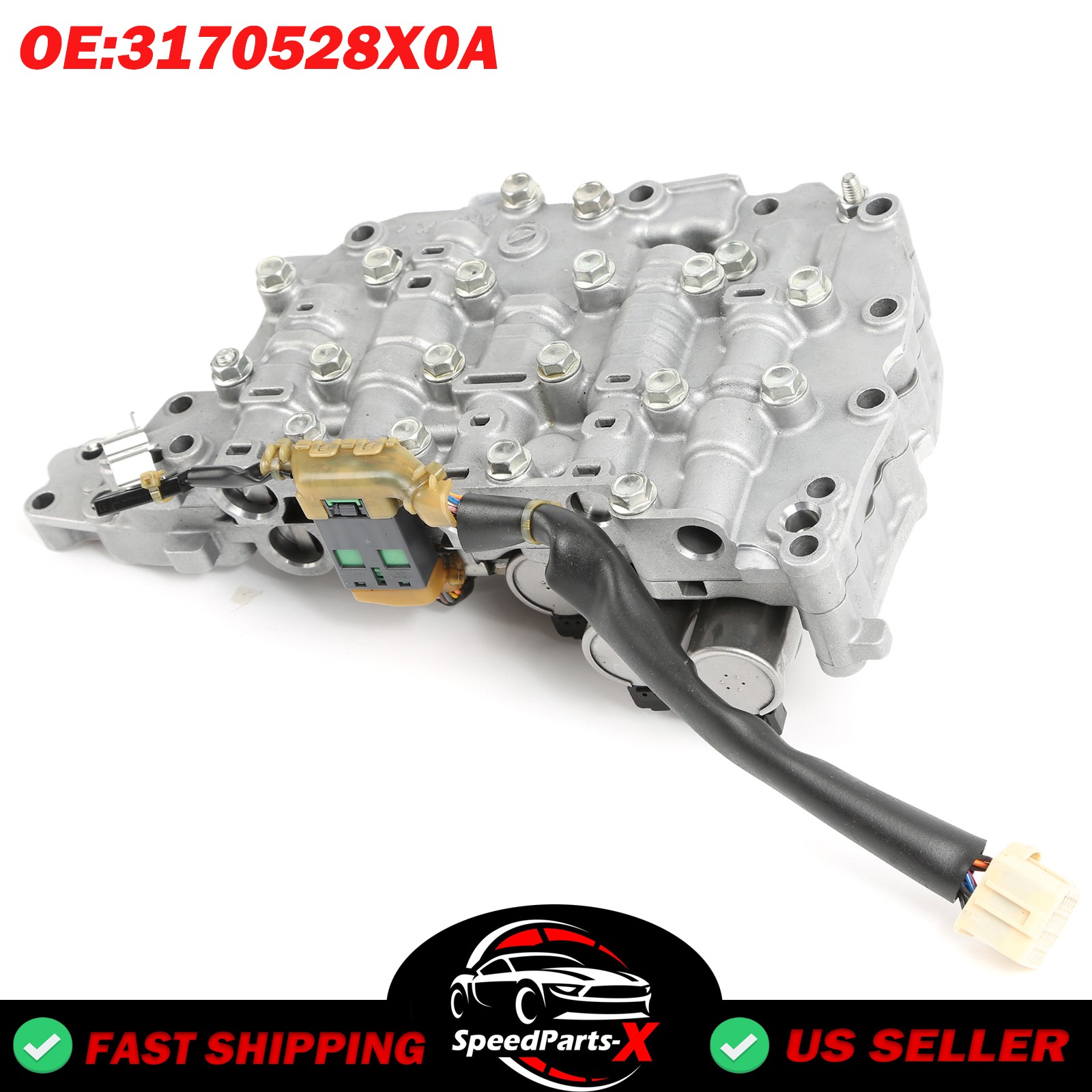 CVT TRANSMISSION VALVE BODY W/ SOLENOIDS FOR 2014-2018 NISSAN ROGUE 3170528X0A
