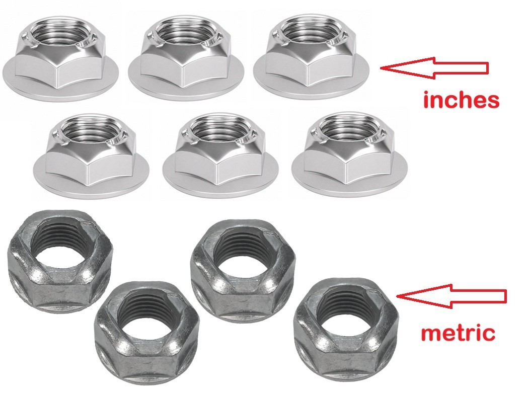 Universal Ford Torque Converter Nuts Kit, Inch+Metric, Heavy-Duty. Made in USA