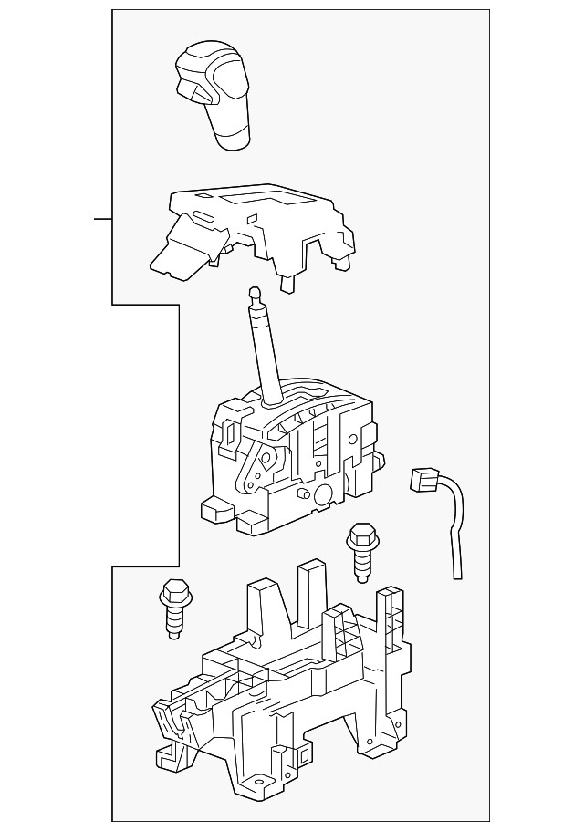 Genuine GM Automatic Transmission Shift Lever Assembly 95405018