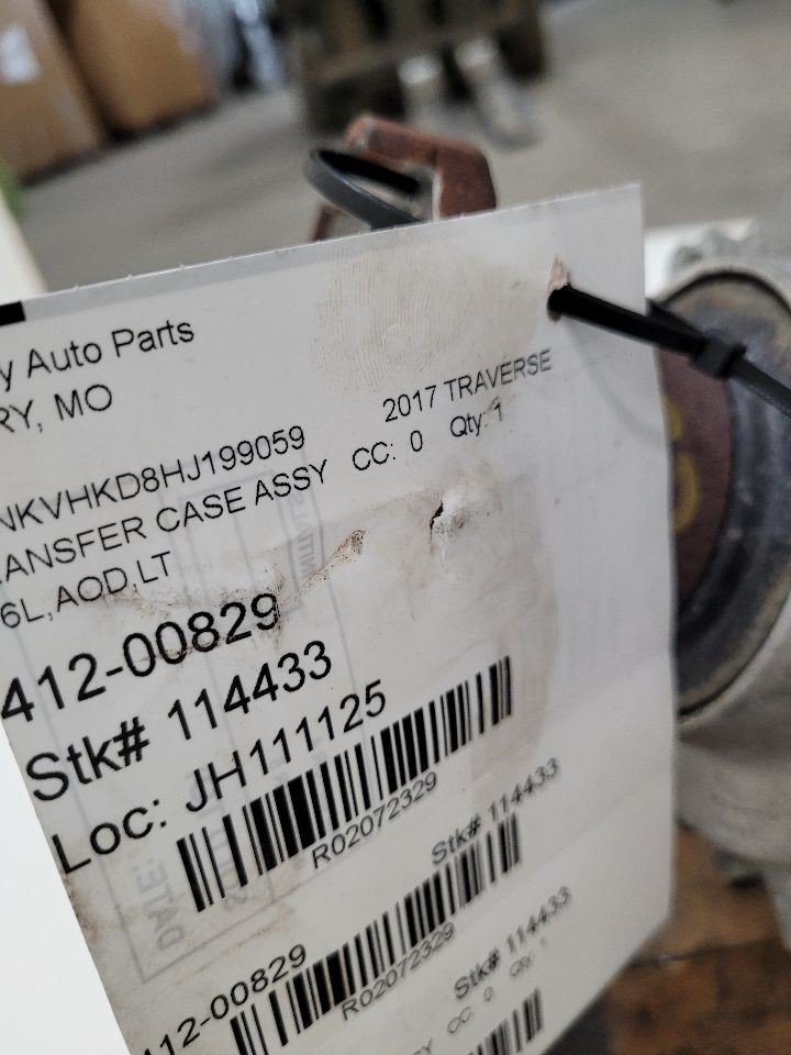 2015 2016 2017 GMC Acadia Transfer Case VIN J 11th Digit Limited