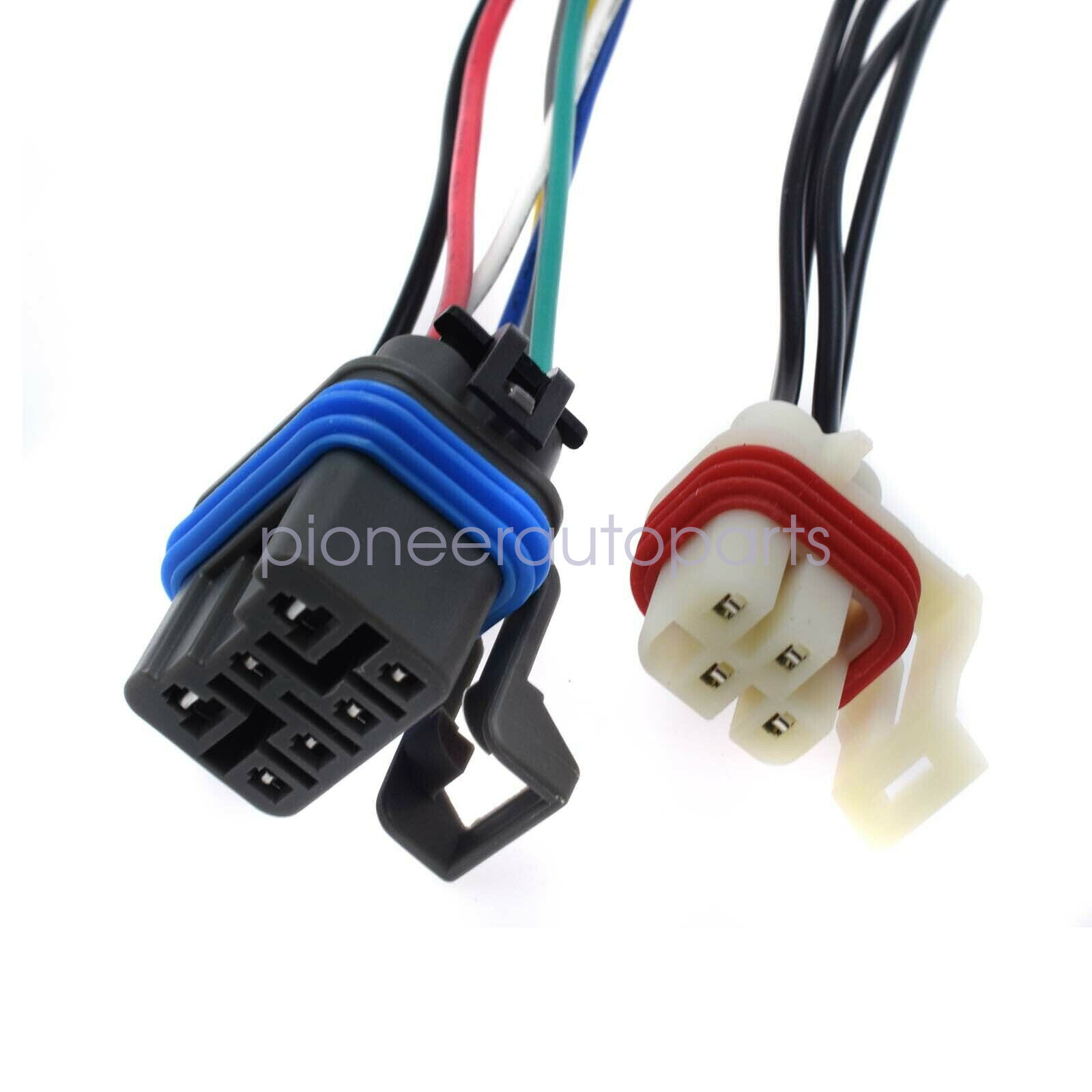 2PCS Neutral Safety Switch Connector Wire Harness 7-PIN &4-PIN For Chevrolet GMC
