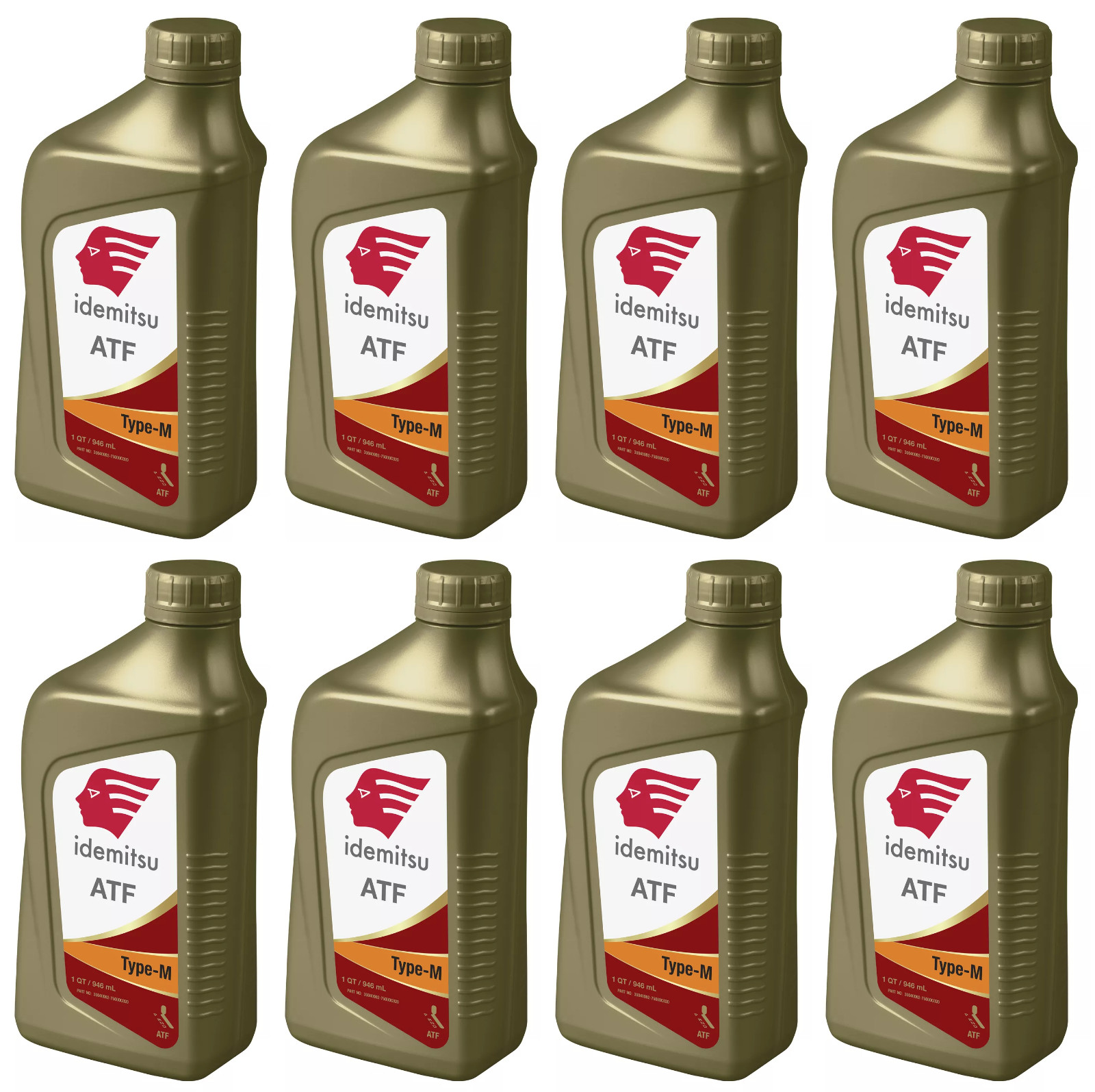 For Auto Trans Type M Fluid IDEMITSU OEM Set of 8 for Mazda M5 A/T Brand New