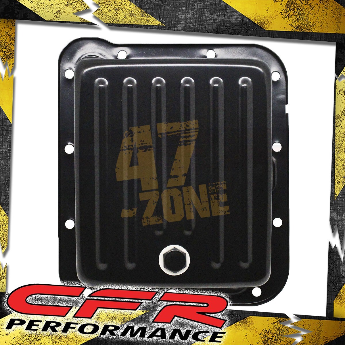 For Ford C4 STEEL For Transmission Pan (Pan Fill Style) – Black
