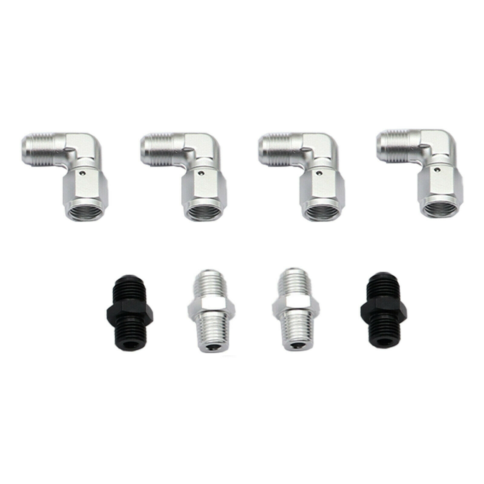 SS Braided Automatic Transmission Oil Cooler Hose lines Fittings GM 4L60E 4L65E
