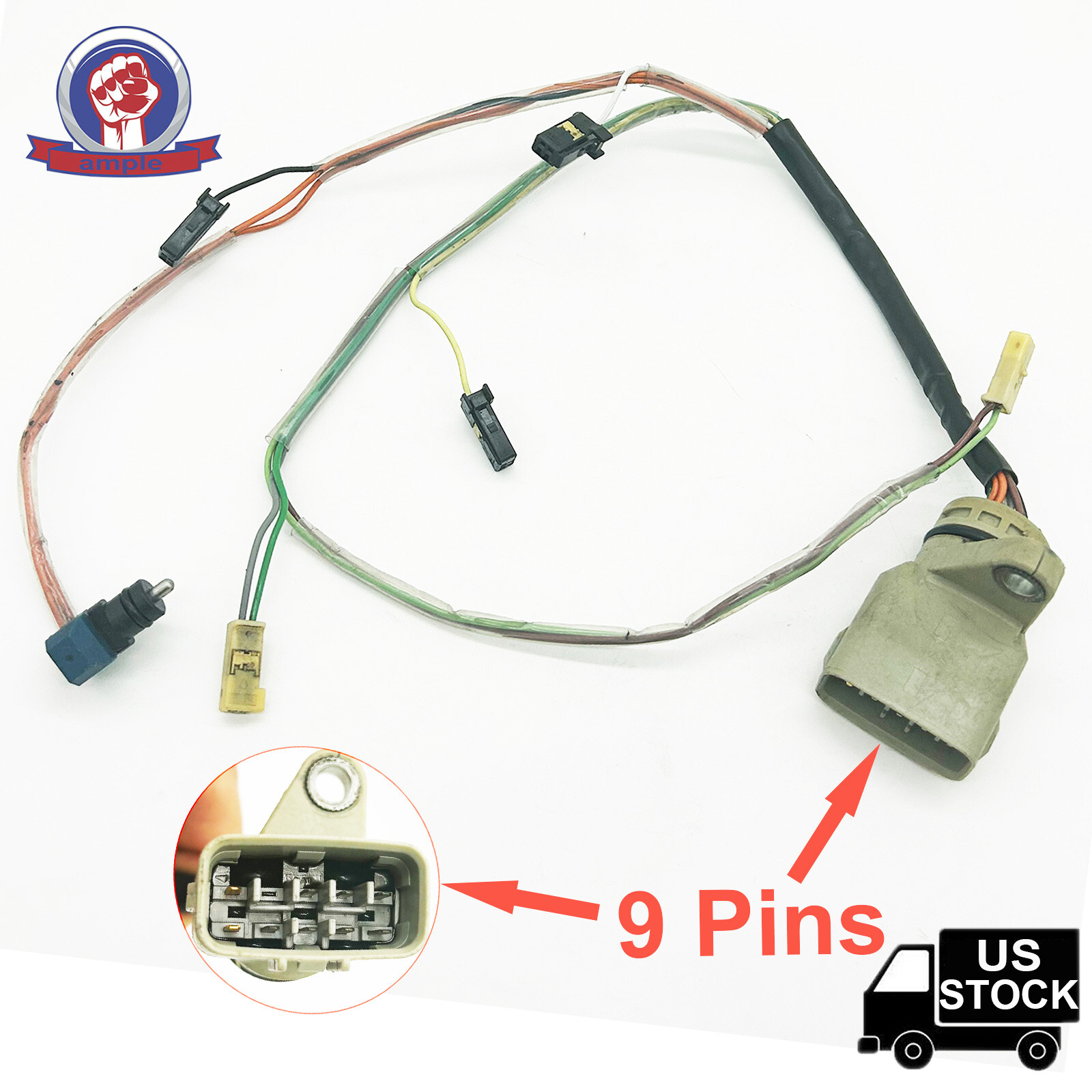 U340E U341E U341F CTV TRANSIMISSION SOLENOID HARNESS 9 PINS FOR TOYOTA COROLLA