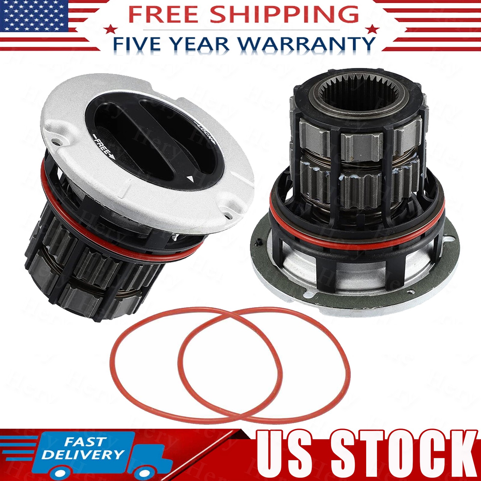 New 4-Wheel Drive Manual Locking Hubs Set For Ford Super Duty 2005-2020