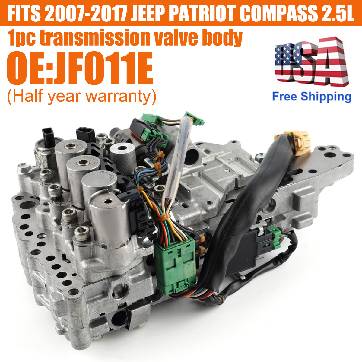 Valve Body Transmission Replacement JF011E For 2007-2017 Jeep Patriot Compass