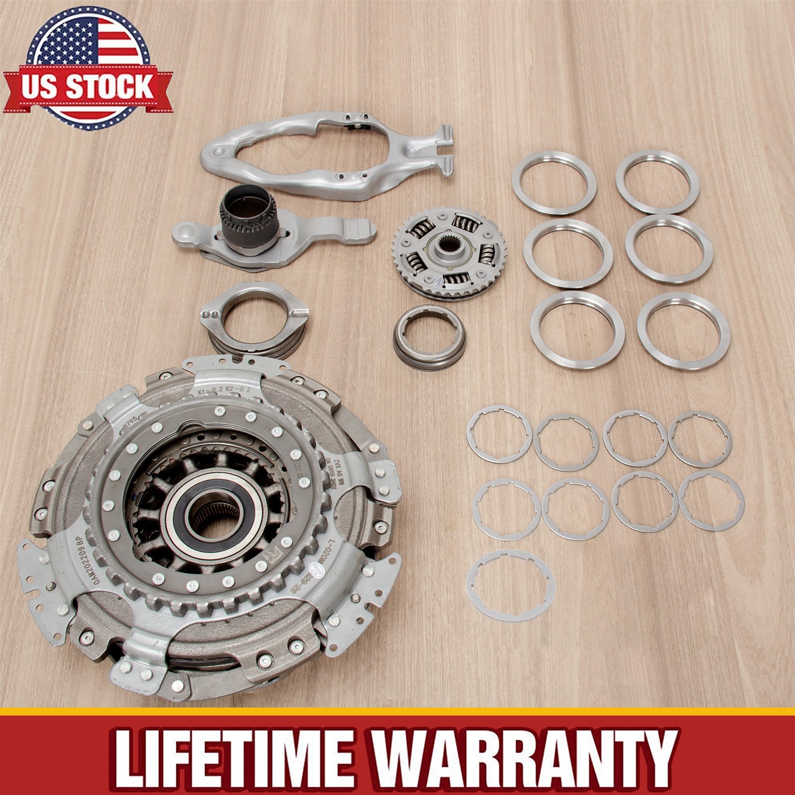 0AM DQ200 DSG Transmission LUK Dual Clutch Kit 602000600 For Jetta A3 TT 7-Speed
