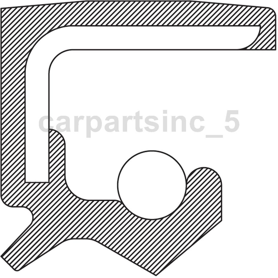National Automatic Transmission Output Shaft Seal Fits 2006 2007 Audi A3 Quattro
