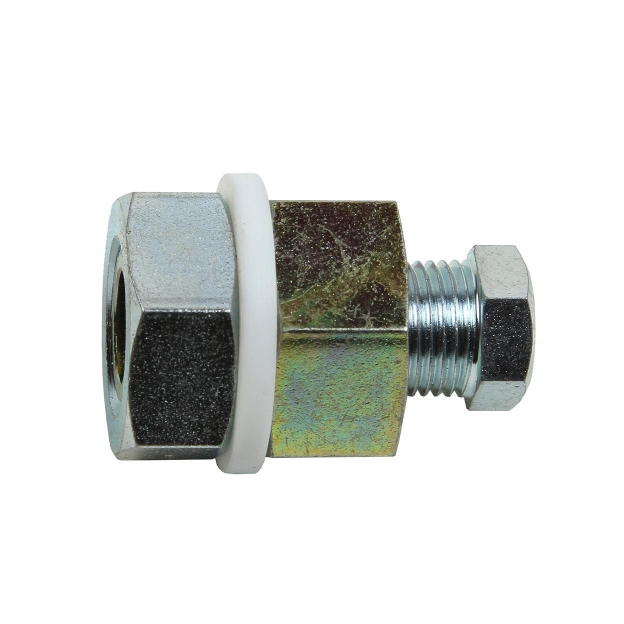 B&M Transmission Drain Plug – Universal drain plug kit; may require custom insta