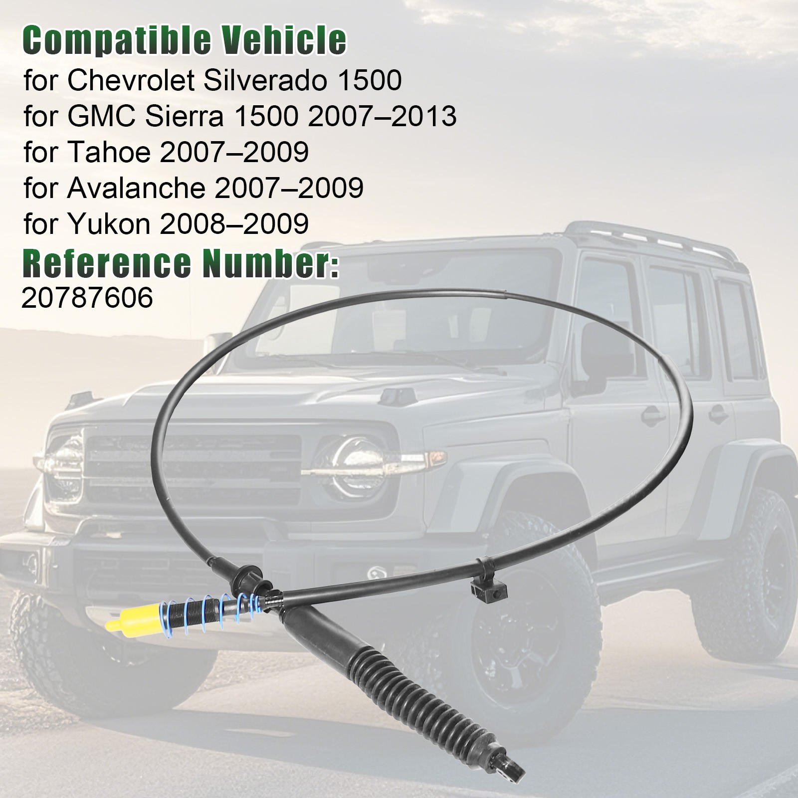 NEW Lower Automatic Transmission Shift Cable Silverado Sierra Suburban Yukon